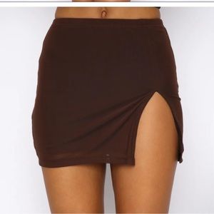 White Fox Boutique Times Like This Mesh Mini Skirt Chocolate
XS - Worn 1x